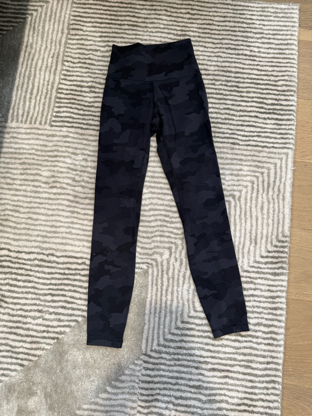 Lululemon Black Camo Performance Leggings